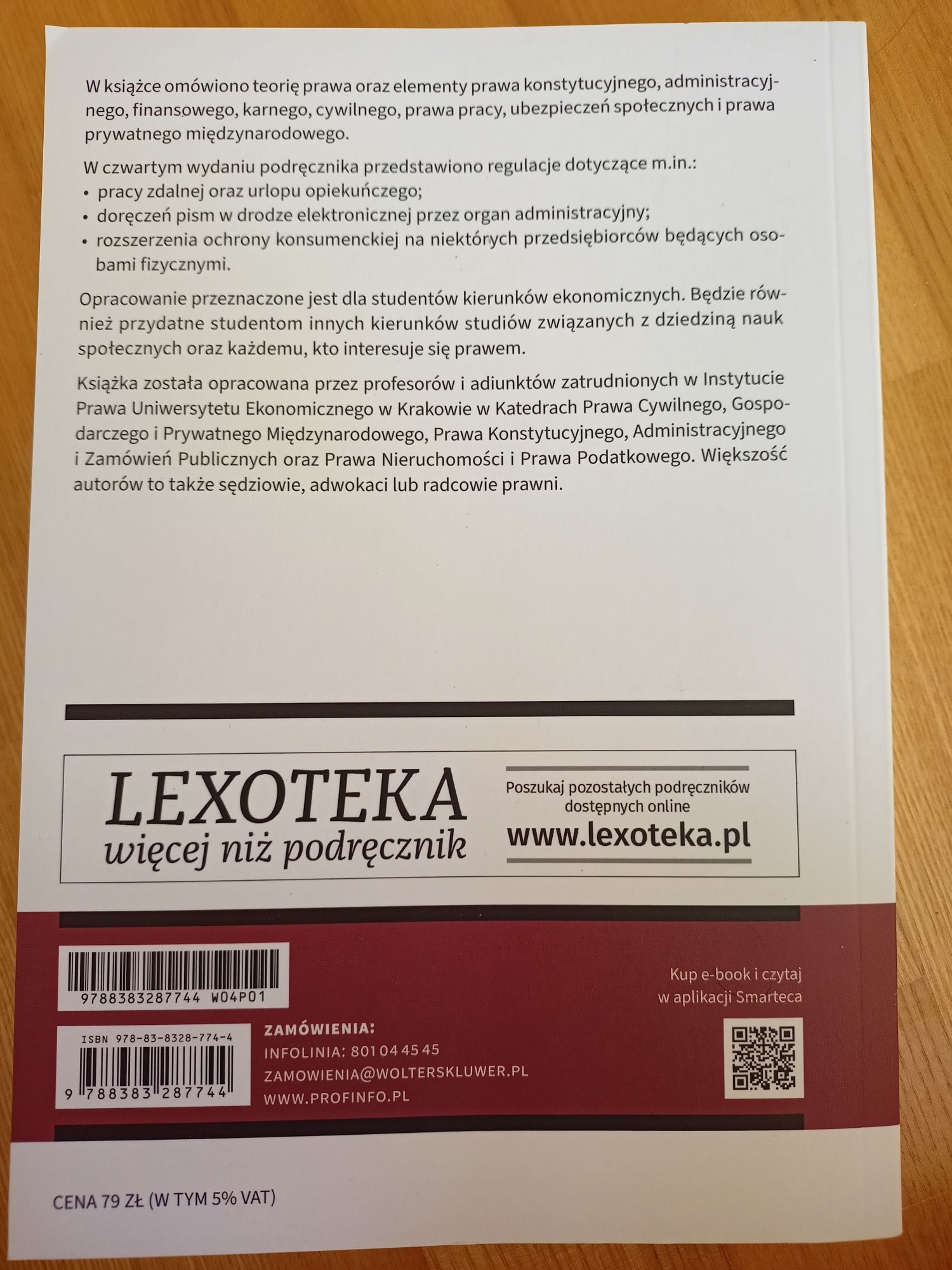 Podstawy prawa dla ekonomistów. Bogusława Gnela. Wydanie 4