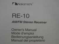 Nakamichi RE-10 Manual