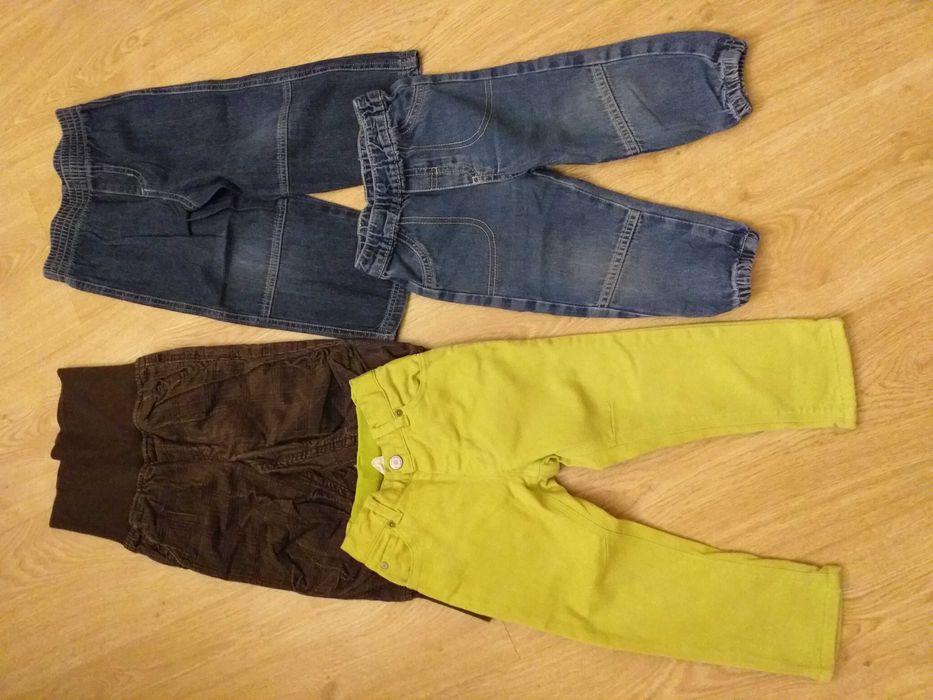 Komplet spodni jeansowych rozm 86