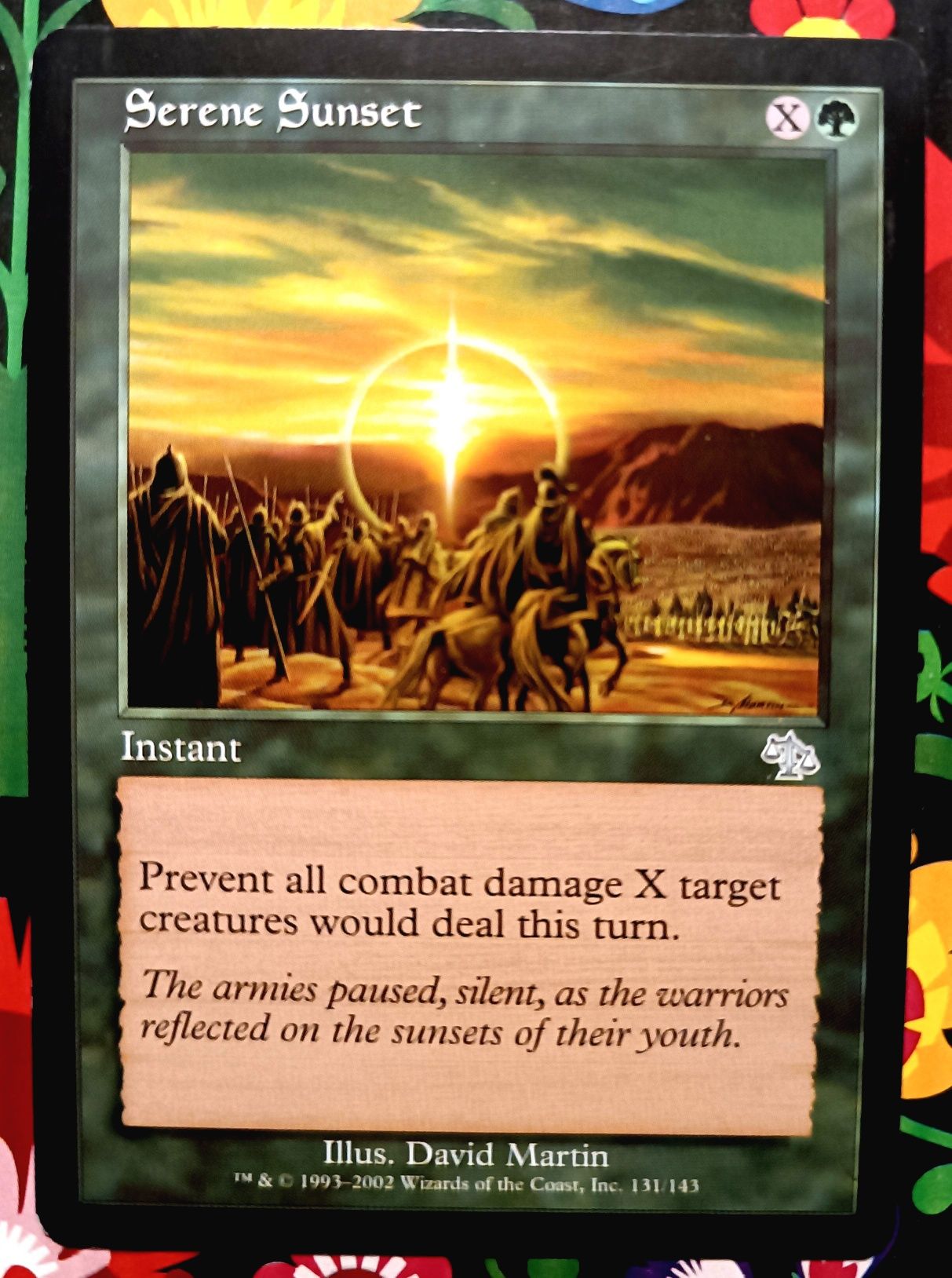 Serene Sunset - Judgment Magic the Gathering