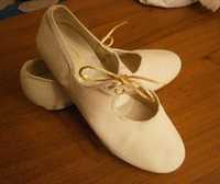 Танцевальная обувь – Купить степовки, белые, парусиновые, Dance Depot