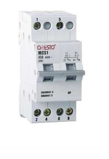 Переключатель ввода резерва Onesto MCS240 I-0-II 2P 40А 230V