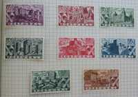 Filatelia selos Castelos de Portugal 1946