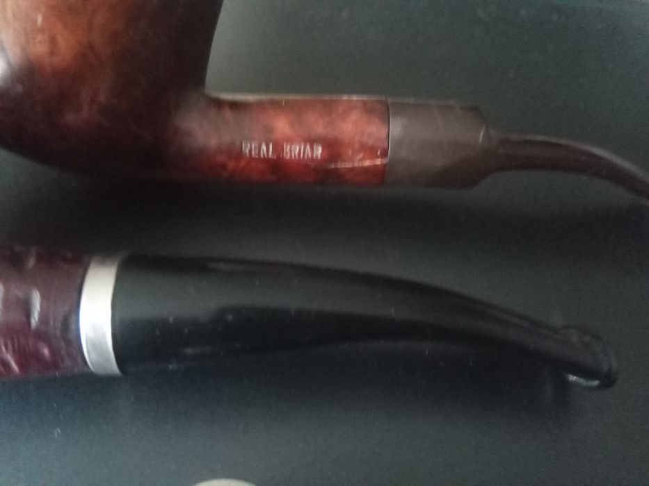 Dwie fajki do palenia tytoniu Real Briar
