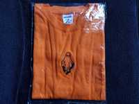 koszulka XXL wzór HAFT t-shirt pomarańczowy NOWY duch ghost