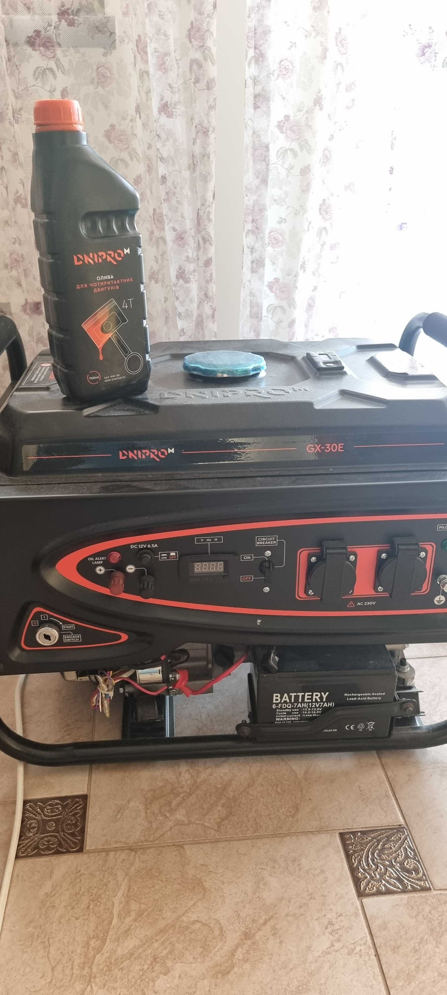 Генератор бензиновий Dnipro M GX 30E