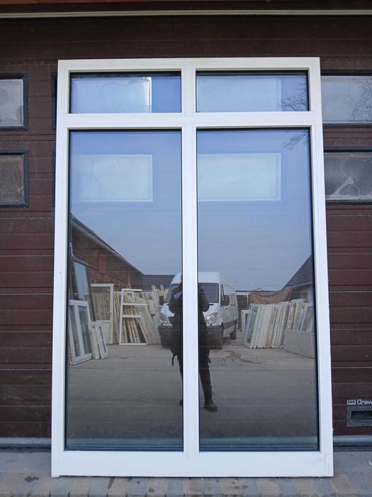 Okno witryna duża aluminiowa 167x256 nieotwierane DOWÓZ CAŁY KRAJ