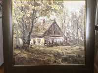 Obraz Henryk Włoch Biały Domek 45x50