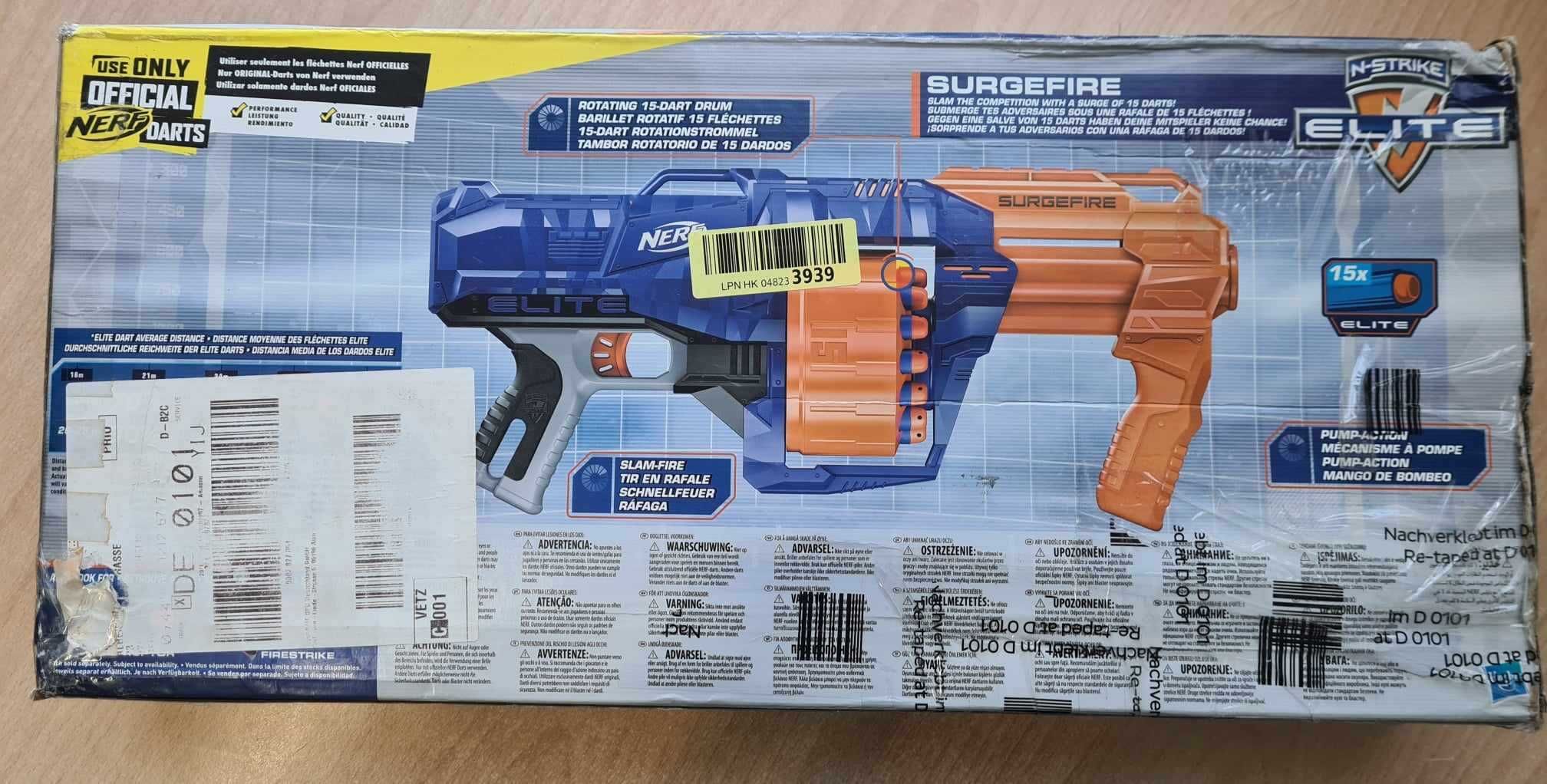 Pistolet NERF N-Strike Elite - zwrot konsumencki