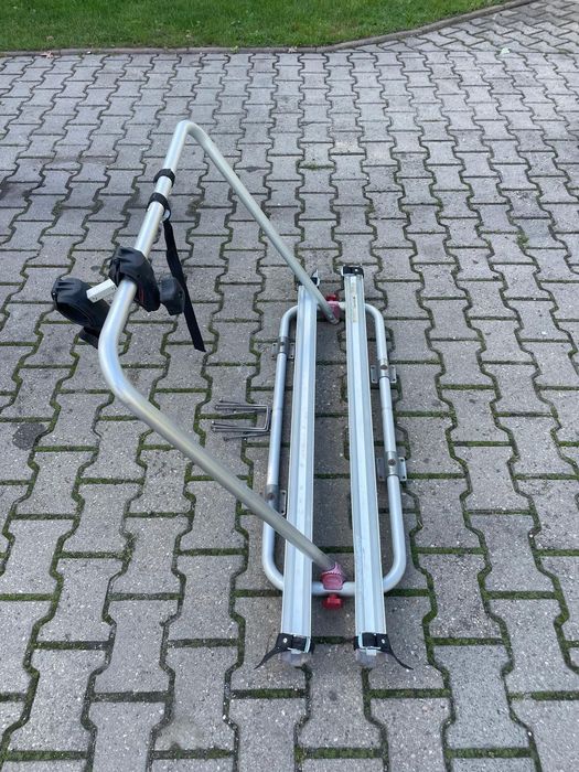 Bagażnik na dyszel do przyczepy kempingowej, uchwyt rowerowy