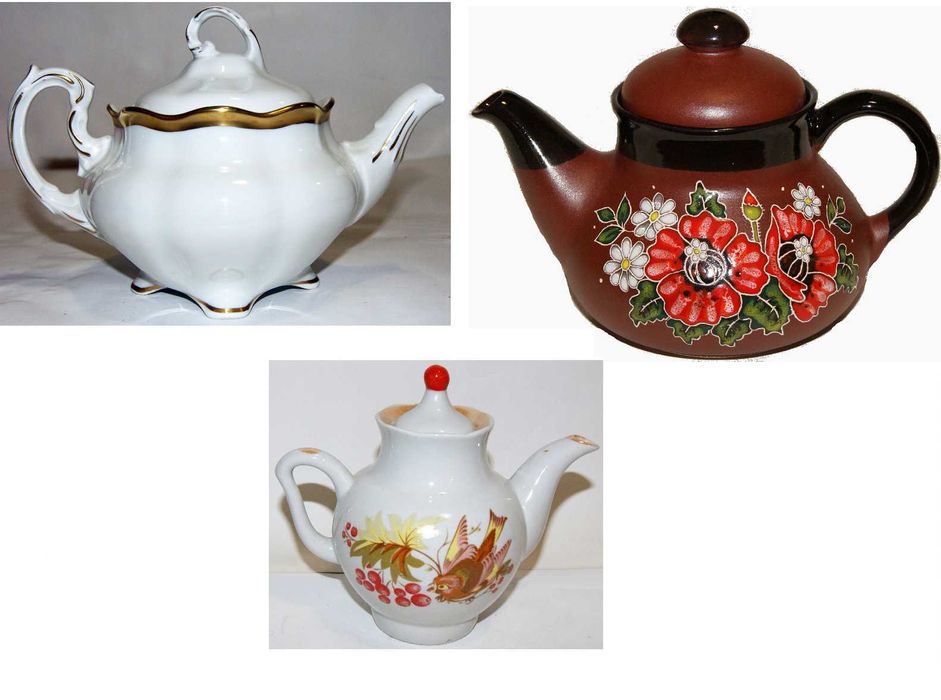 Для коллекционеров ретро Винтажный заварочный чайник Фарфоровый чайник