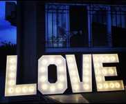 3D буквы с Led подсветкой - LOVE