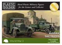 Plastic Soldier WW2V15018, 15mm GAZ-AA + GAZ-AAA