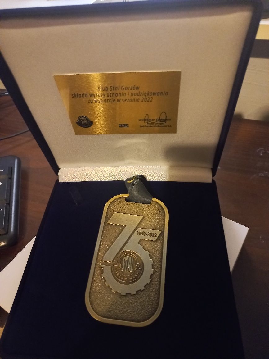 Medal etui 75 lat Stal Gorzów żużel speedway