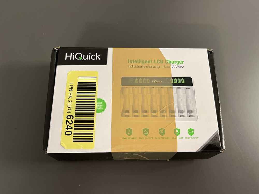 HiQuick LCD ładowarka do baterii