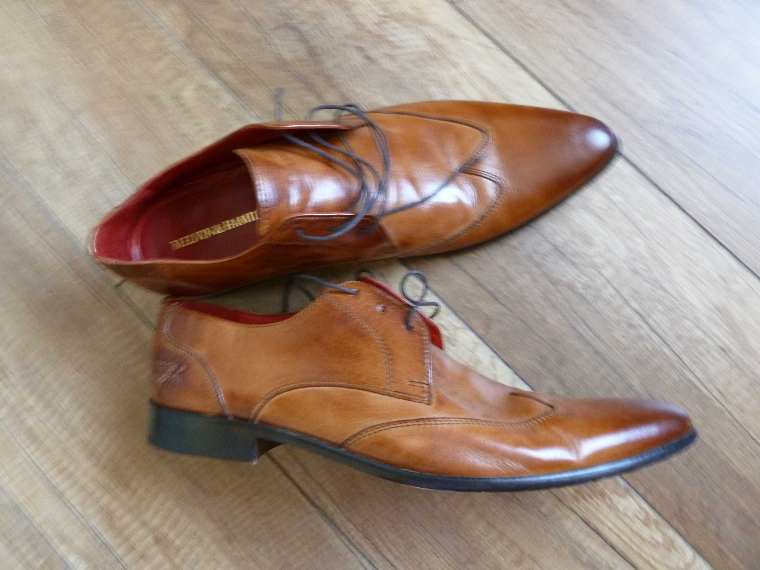 Мужские туфли MELVIN & HAMILTON 45р натуральная кожа Германия Toni 2