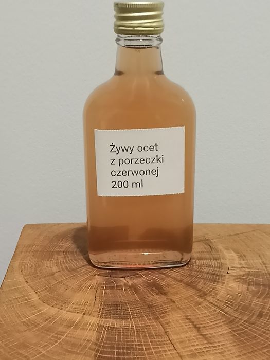 Ocet z czerwonej porzeczki 200 ml