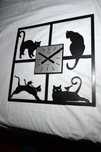 Relógio de parede Gatos