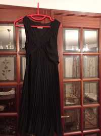 Vestido Preto plissado