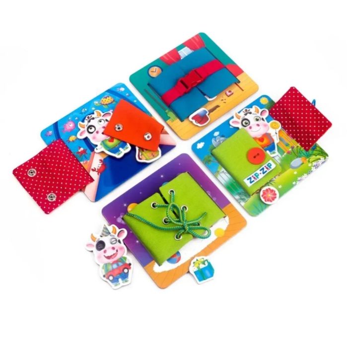 Портативний бізіборд від vladi toys zip zip розвивашка