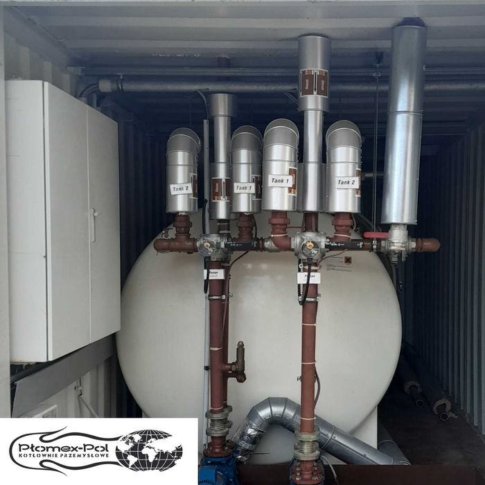 Kontenerowa Stacja Paliw - Podwójny Zbiornik 2x5000L (ON)