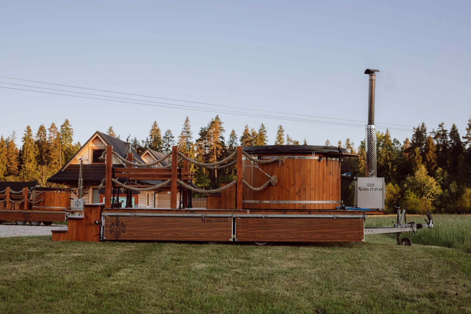 Wynajmę Saunę Jacuzzi Balia Bania Mobilne SPA impreza wieczór kawalers