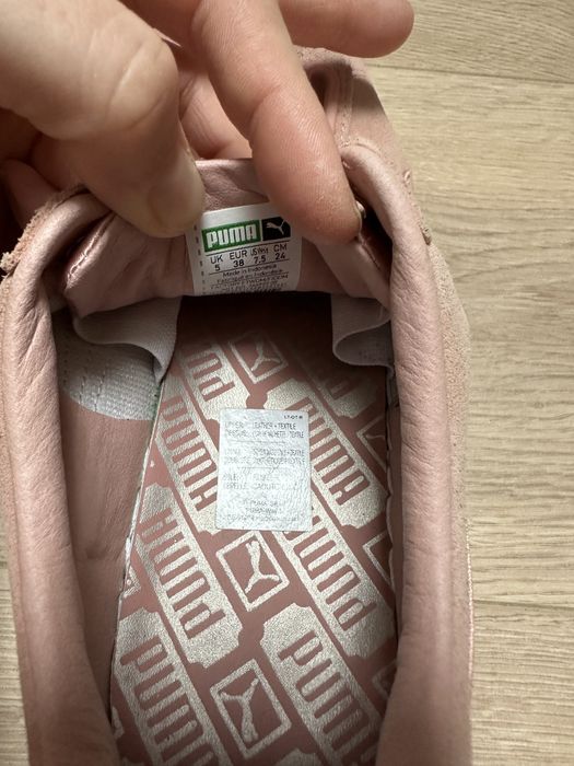 Trampki buty Puma pudrowy róż rozmiar 38