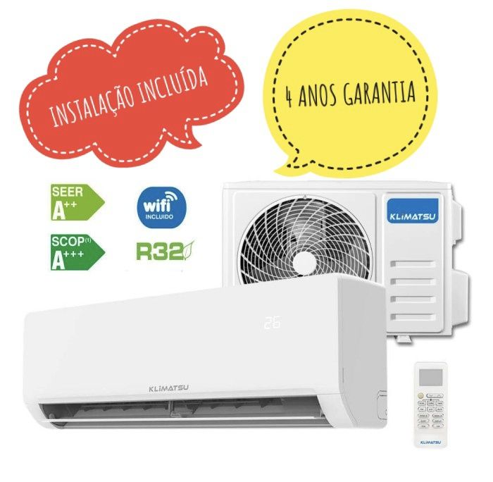 Ar condicionado Japonês com instalação incluída