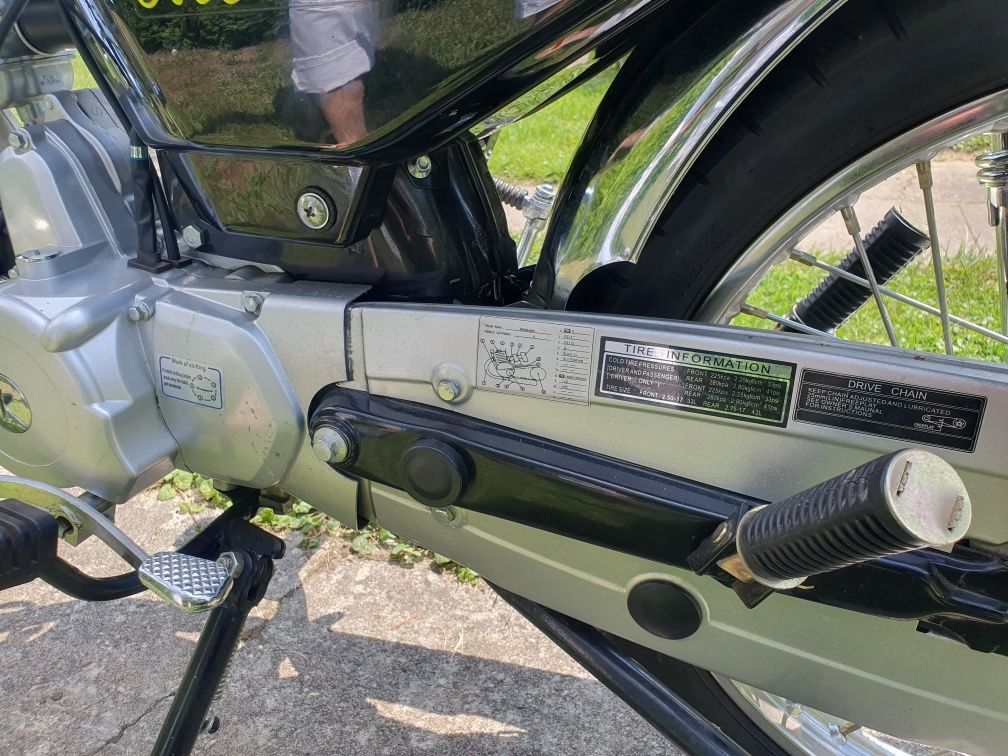 Wonjan 50cm6 motorower przebieg TYLKO 740km