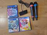 Zestaw Singstar 2 mikrofony i 3 gry PS4
