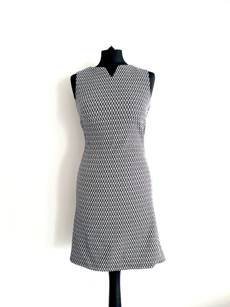OKAZJA Sukienka elegancka ala żakard święta zima m 38 40 l l 42 xl