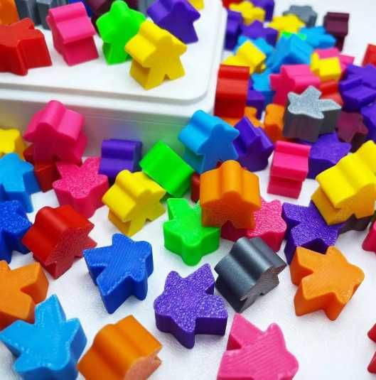 Органайзери для настільних ігор, жетони, міпли, тайли та інше 3D друк