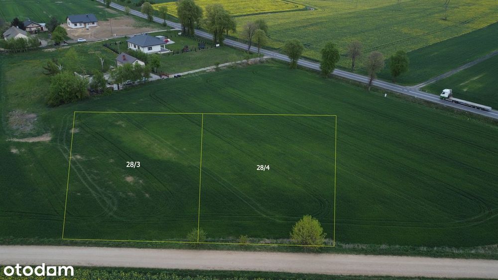 Działki budowlane 15 min od Płocka gmina Bielsk