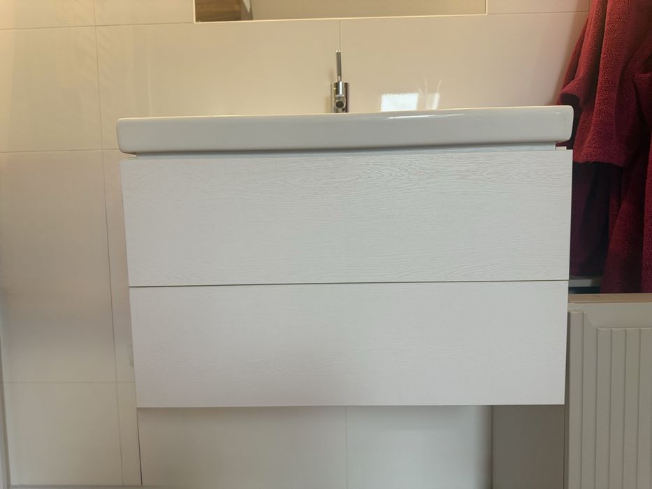 Umywalka cersanit z szufladą