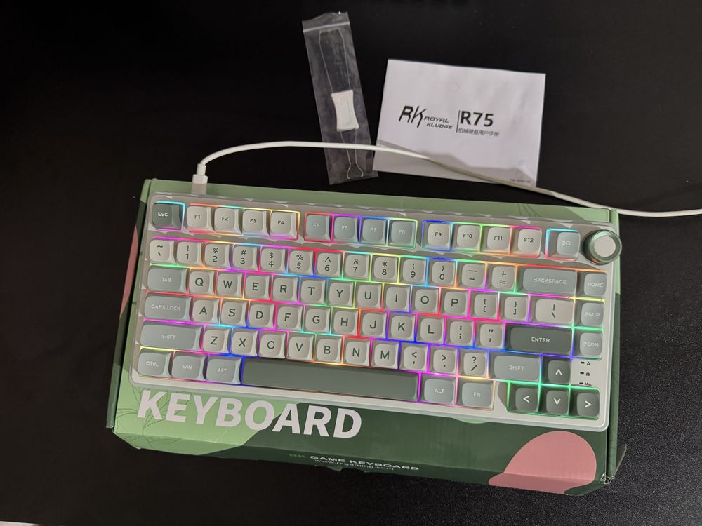 Механічна клавіатура Royal Kludge R75 hot swap ARGB