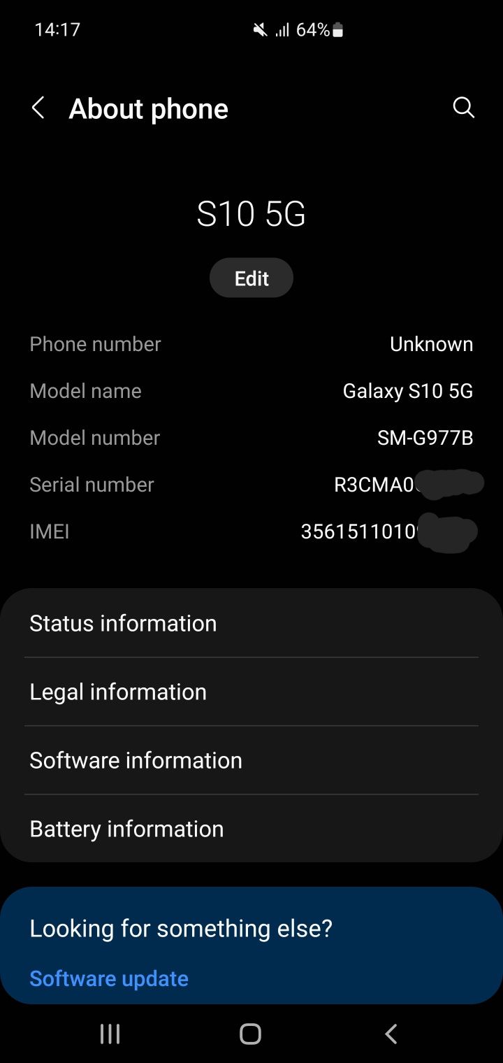 Samsung S10 5G (desbloqueado)