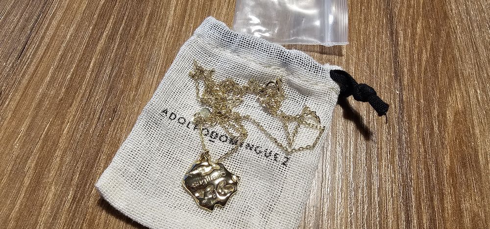 Łańcuszek damski biżuteria srebrna srebro 925 pozłacane zawieszka