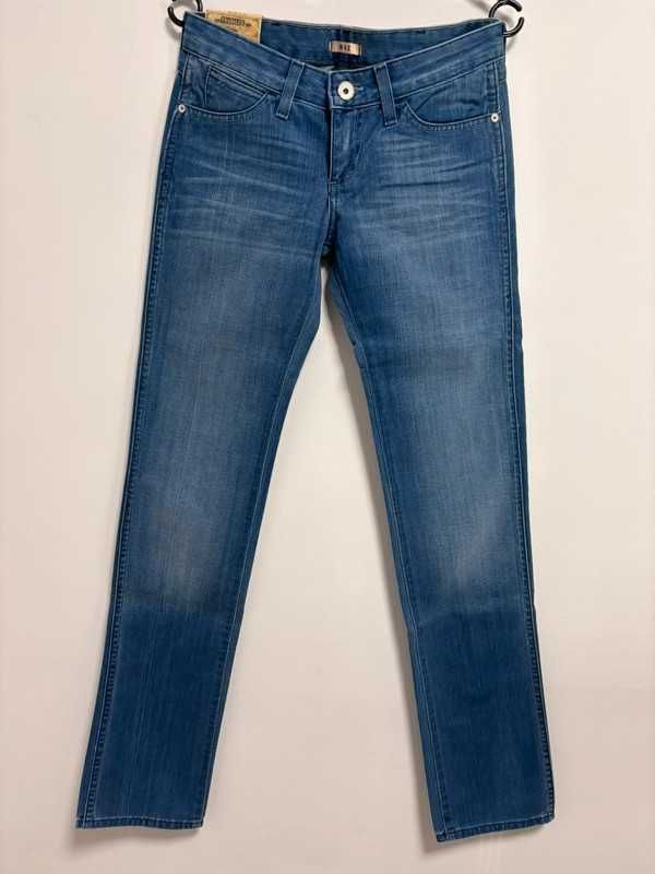Wrangler MAE W26 L34 Damskie Jeansy Prosty Krój Denim 100% Bawełna