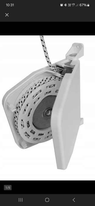 Zwijacz Do Rolety Zewnętrznej Na Sznurek Bialy