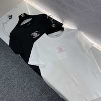 Chanel® Luksusowy T-shirt CC ekskluzywna bluzka markowa logowana bluza
