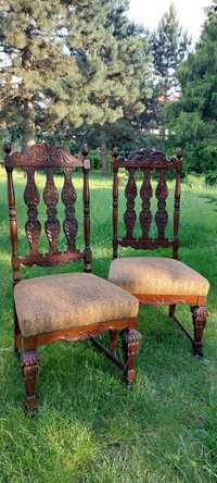 Krzesła antyczne, drewniane, piękne