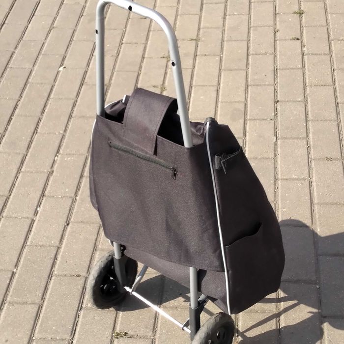 Torba na zakupy na kółkach / Zachęcam do zakupu /