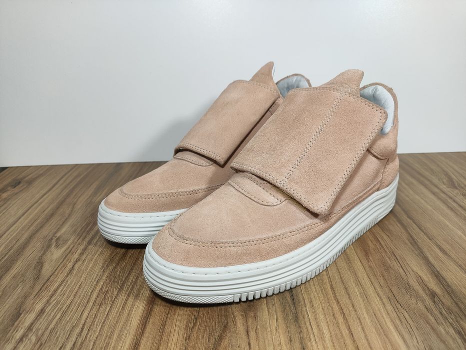 Buty Filling Pieces sneakersy skórzane damskie na rzepy r. 37 24,5cm