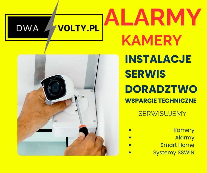 Montaż Serwis Alarmy Kamery Telewizja CCTV Anteny SAT DVB-T Ustawienie