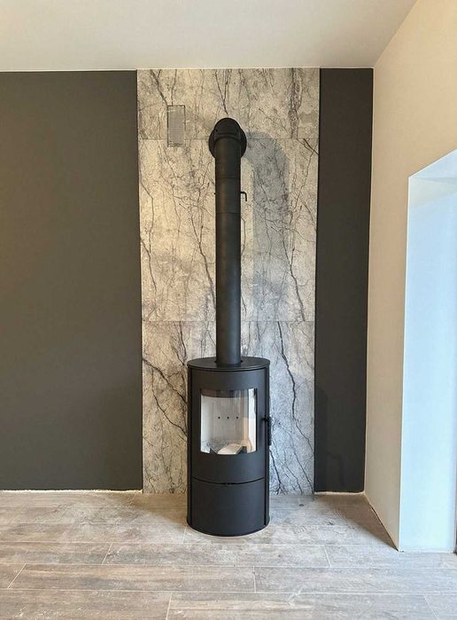 Монтаж пічі + печі каміни • сучасні каміни на дровах‼️