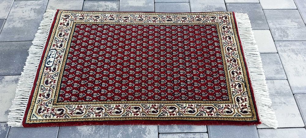 MIR dywan wełniany tkany ręcznie 102 x 59 cm perski wełna