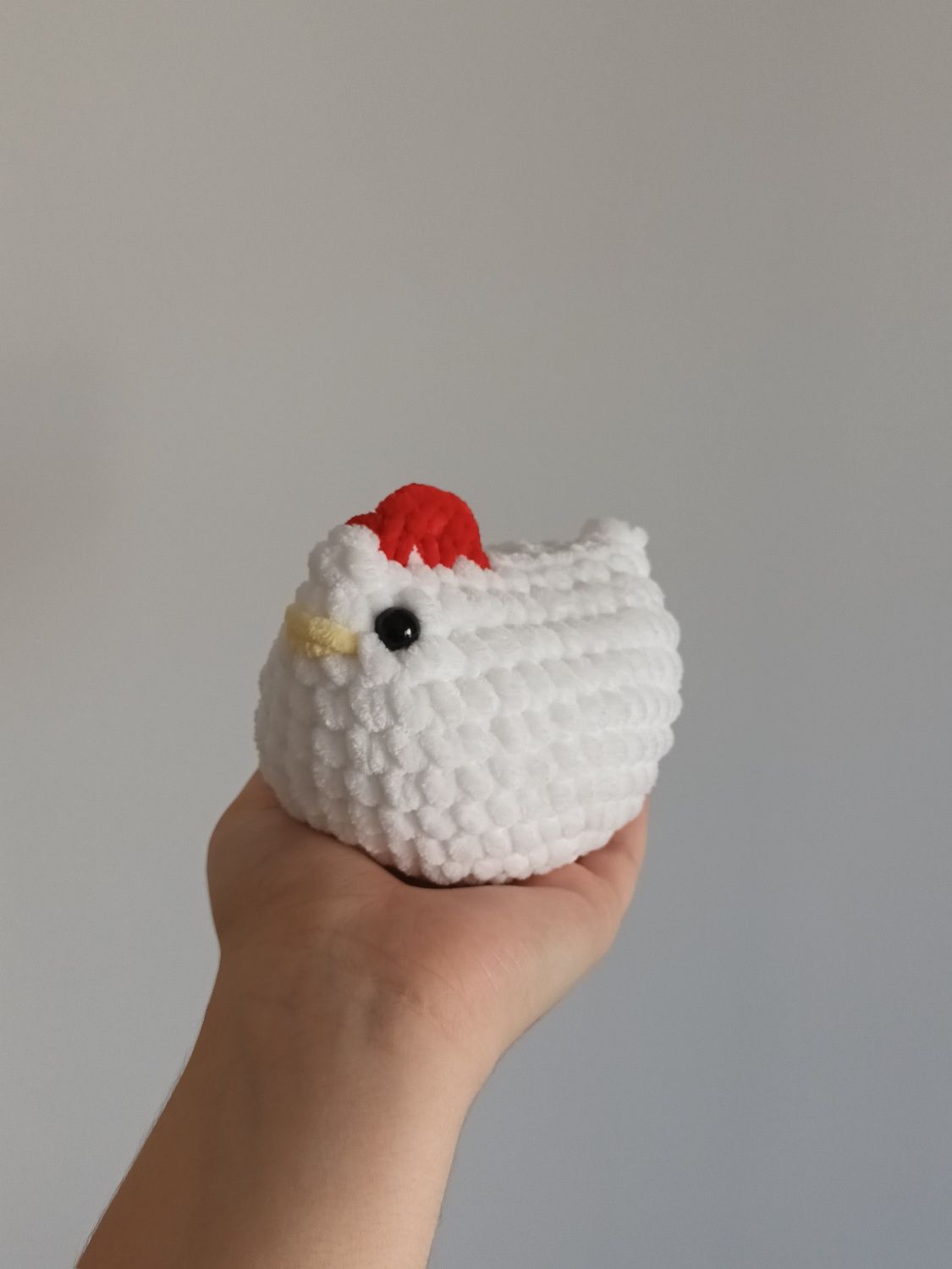 Peluches galinhas em crochê - várias cores