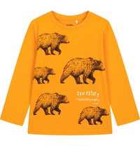 Koszulka  z Długim Rękawem chłopięca z niedźwiedziami 116 Endo