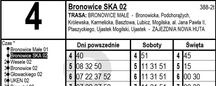 Rozkład jazdy MPK Kraków linia 4 KOPIA