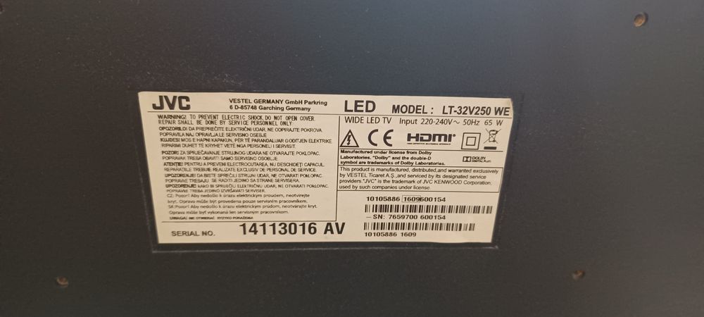 Telewizor JVC LT32V250 32" LED